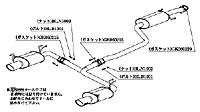 柿本改 カキモトレーシング KRnoble Ellisse ホンダ オデッセイ アブソルート 2WD RB3用 左右出し (H52382)【マフラー】【自動車パーツ】 KAKIMOTO RACING ケイアール ノーブル エリッセ 【個人宅も送料お客様負担にて配送可能】
