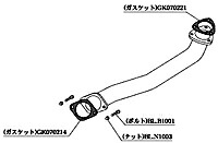 【エントリーでポイント10倍】柿本改 カキモトレーシング フロントパイプ Standard 日産 ニッサン ステージア 2.5ターボ WGNC34用 (NF343)【マフラー】【自動車パーツ】 KAKIMOTO RACING FRONT PIPE スタンダード 【個人宅も送料お客様負担にて配送可能】