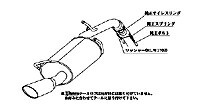 柿本改 カキモトレーシング KRnoble Ellisse トヨタ ウィッシュ 2.0Z ZGE22W用 (T523112)【マフラー】【自動車パーツ】KAKIMOTO RACING ケイアール ノーブル エリッセ【個人宅も送料お客様負担にて配送可能】｜矢東アウトレットショップ