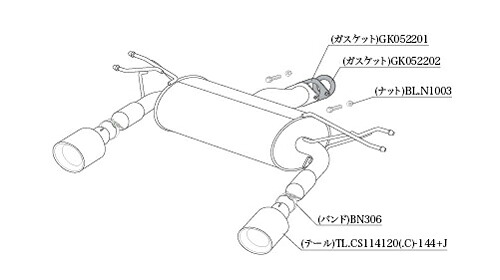 【エントリーでポイント10倍】柿本改 カキモトレーシング Class KR マツダ CX-3 DKLAW用 ステンレステール(Z71348P)【マフラー】【自動車パーツ】 KAKIMOTO RACING クラス ケーアール 【個人宅も送料お客様負担にて配送可能】