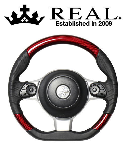 REAL STEERING オリジナルシリーズ トヨタ ノア GR SPORT ZRR80W用 カラー：レッドカーボン (GR-RDC-BK)【ハンドル】【自動車パーツ】レアル ステアリング｜矢東アウトレットショップ