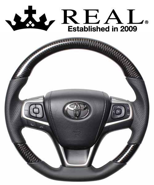 38444円 最新のデザイン REAL STEERING プレミアムシリーズ トヨタ カムリ ハイブリッド 後期 AVV50用 カラー