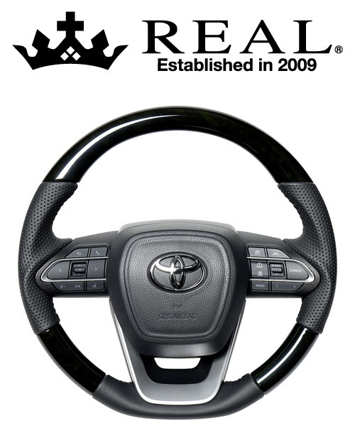 【エントリーでポイント10倍】REAL STEERING オリジナルシリーズ スズキ ランディ ZWR90C/ZWR95C/MZRA90C/MZRA95C用 カラー：ブラックウッド (TYK-BKW)【ハンドル】【自動車パーツ】 レアル ステアリング
