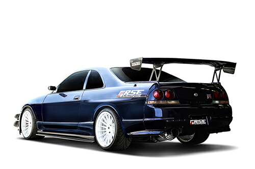 リアルスピードエンジニアリング フルチタンマフラー 日産 ニッサン スカイライン GT-R BCNR33用 (RB6090-NS05B)【マフラー】【自動車パーツ】RSE REAL SPEED ENGINEERING FULL TITAN MUFFLER｜矢東アウトレットショップ