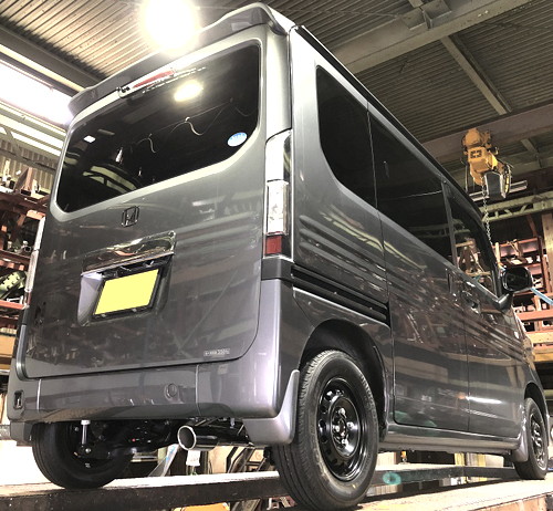 スルガスピード PFSループサウンドマフラー(ステンレステール) ホンダ N-VAN JJ1用 （SRH-053-A・SRH-053-C・SRH-053-D・SRH-053-F）【マフラー】【自動車パーツ】SURUGA SPEED PFS LOOP SOUND MUFFLER｜矢東アウトレットショップ 137,638円