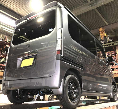【エントリーでポイント10倍】スルガスピード PFSループサウンドマフラー(チタンテール) ホンダ N-VAN JJ1用 （SRH-053-B・SRH-053-E） 【マフラー】【自動車パーツ】 SURUGA SPEED PFS LOOP SOUND MUFFLER