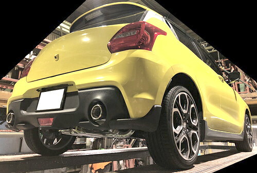 スルガスピード PFSループサウンドマフラー(ステンレステール) スズキ スイフトスポーツ ZC33S用 (SRS-006-A・SRS-006-B・SRS-006-C)【マフラー】【自動車パーツ】SURUGA SPEED PFS LOOP SOUND MUFFLER|矢東アウトレットショップ