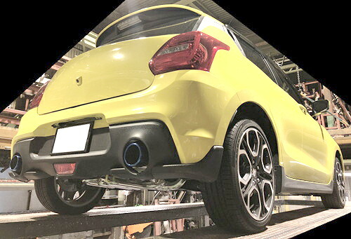 【エントリーでポイント10倍】スルガスピード PFSループサウンドマフラー(チタンテール) スズキ スイフトスポーツ ZC33S用 （SRS-006-D） 【マフラー】【自動車パーツ】 SURUGA SPEED PFS LOOP SOUND MUFFLER