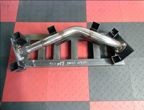 【エントリーでポイント10倍】SUXON RACING FRONT PIPE ミツビシ ジープ J57用 (JEG-571） 送料区分：B 【マフラー】サクソンレーシング フロントパイプ