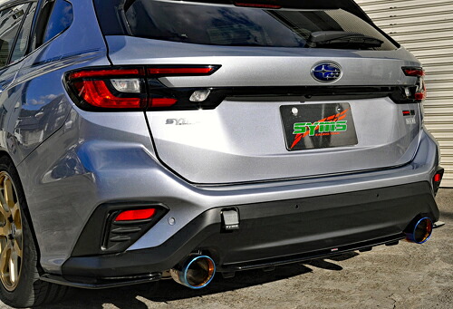 シムスレーシング EXチャンバー&リヤマフラーセット スバル レボーグ/レボーグ STI スポーツ 4BA-VN5用 (Y0800VN010)【マフラー】【自動車パーツ】Syms Racing EX chamber & Rear Muffler Set|矢東アウトレットショップ