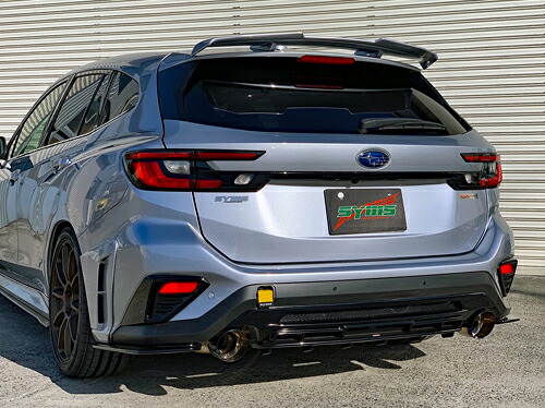 シムスレーシング EXチャンバー&リヤマフラーセット スバル レボーグ/レボーグ STI スポーツ# 5BA-VNH用 (Y0800VN020)【マフラー】【自動車パーツ】Syms Racing EX chamber & Rear Muffler Set|矢東アウトレットショップ