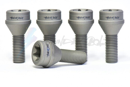 Thunder Bolt Titanium BE ONE M12xP1.5 26mm コニカル座 20本セット(one-1215b)【ホイールパーツ】【自動車パーツ】サンダアボルトチタニウム Ti ホイールボルト ビーワン｜矢東アウトレットショップ