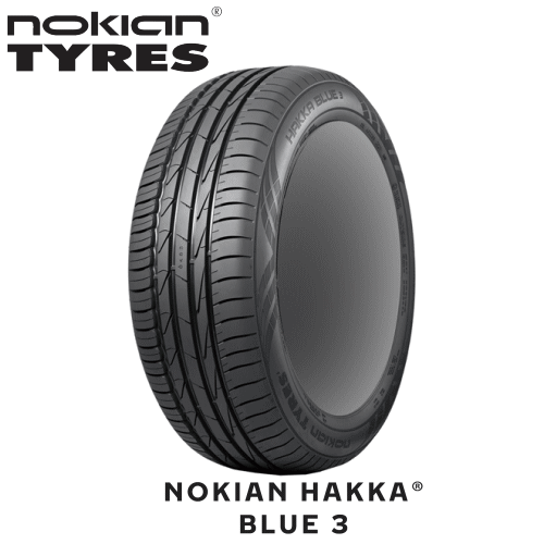 nokian HAKKA BLUE 3 205/55R17 95V XL 【205/55-17】 【新品Tire】 サマータイヤ ノキアン タイヤ ハッカ ブルー3 【個人宅配送OK】｜矢東アウトレットショップ