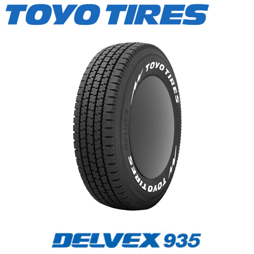 DELVEX935 トーヨー デルベックス 935 195/80R15 107/105N WL 【195/80-15】TOYO TIRES DELVEX 935 ホワイトレター 新品 LT・VAN用 スタッドレスタイヤ 冬タイヤ 15インチ|矢東アウトレットショップ