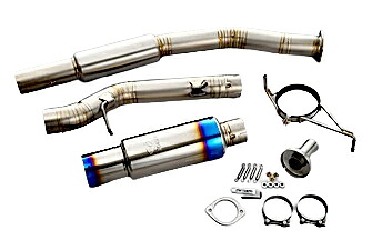 TOMEI POWERED Ti RACING TITANIUM MUFFLER 日産 スカイライン GT-R BNR34用 (441010)【マフラー】【自動車パーツ】東名(トウメイ) パワード Tiレーシング チタニウムマフラー【代金引換不可】｜矢東アウトレットショップ