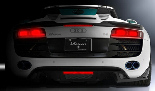 【エントリーでポイント10倍】ROWEN WORLD PLATINUM リヤアンダーエクステンション(FRP) 素地 AUDI R8スパイダー MC前 42BUJF用 (1A007P00)【エアロ】【自動車パーツ】 ロェン ワールドプラチナ【車法人のみ送料無料】