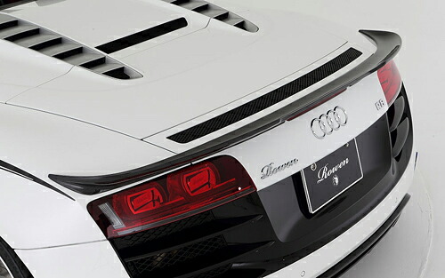 【エントリーでポイント10倍】ROWEN WORLD PLATINUM トランクスポイラー(FRP) 素地 AUDI R8スパイダー MC前 42BUJF用 (1A007T00)【エアロ】【自動車パーツ】 ロェン ワールドプラチナ【車法人のみ送料無料】