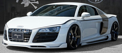ROWEN スタイルキット(FRP) 素地 アウディ R8 クーペ5.2 42CTYF用 (1A007X20) エアロ3点キット【エアロ】【自動車パーツ】ロェン【車法人のみ送料無料】|矢東アウトレットショップ