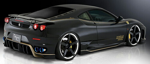 【エントリーでポイント10倍】ROWEN WORLD PLATINUM リヤウィング(カーボン) 素地 フェラーリ F430 F1 F430/F430S用 (1F001W10 )【エアロ】【自動車パーツ】 ロェン ワールドプラチナ【車法人のみ送料無料】