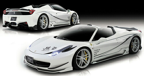 【エントリーでポイント10倍】ROWEN WORLD PLATINUM プラチナスタイルキット(FRP) 素地 フェラーリ 458イタリア F142用 (1F002X00) エアロ4点キット【エアロ】【自動車パーツ】 ロェン ワールドプラチナ【車法人のみ送料無料】