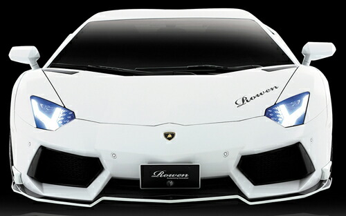 【エントリーでポイント10倍】ROWEN WORLD PLATINUM フロントスポイラー(FRP) 素地 ランボルギーニ アヴェンタドール LP700用 (1G002A00)【エアロ】【自動車パーツ】 ロェン ワールドプラチナ【車法人のみ送料無料】