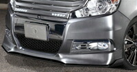 【エントリーでポイント10倍】ROWEN JAPAN PREMIUM フロントハーフスポイラー バージョン1(FRP) 素地 ホンダ ステップワゴン スパーダ 前期 RK5用 (1H003A00)【エアロ】【自動車パーツ】 ロェン ジャパンプレミアム