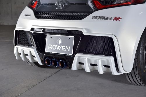 ROWEN リアディフューザー(FRP) 塗り分け塗装済み ホンダ S660 JW5用 (1H004P00##)【エアロ】【自動車パーツ】ロェン|矢東アウトレットショップ