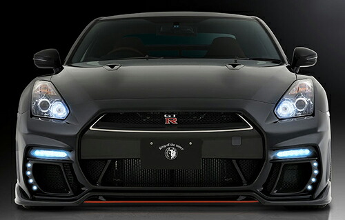 ROWEN フロントバンパー(カーボン+FRP) 素地 日産 GT-R(MY2010~) R35用 (1N003A10)【エアロ】【自動車パーツ】ロェン|矢東アウトレットショップ