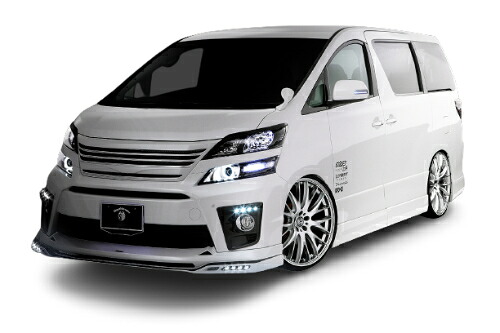 ROWEN JAPAN PREMIUM STYLE KIT(FRP) 単色塗装済み トヨタ ヴェルファイア Z/ZR 後期 ANH20W/ANH25W/GGH20W/GGH25W/ATH20W用 (1T002X21#)フロントスポイラー/リヤハーフスポイラーのエアロ2点キット【エアロ】【自動車パーツ】 ロェン ジャパンプレミアム