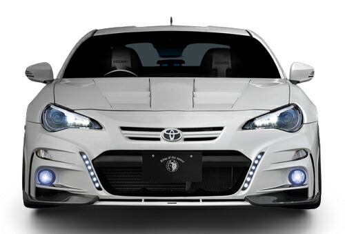 ROWEN フロントバンパー LED付(FRP) 素地 トヨタ 86 前期 ZN6用 (1T009A10)【エアロ】【自動車パーツ】ロェン|矢東アウトレットショップ