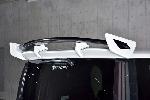 【エントリーでポイント10倍】ROWEN JAPAN PREMIUM リヤウイング(FRP) 単色塗装済み トヨタ ヴォクシー ZS 後期(17/7～18/12) ZRR80/ZRR85用 (1T013W00#)【エアロ】【自動車パーツ】 ロェン ジャパンプレミアム