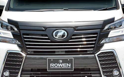 【エントリーでポイント10倍】ROWEN JAPAN PREMIUM フロントグリル フェイス1(FRP) 素地 トヨタ ヴェルファイア Z MC前 AGH30W/AGH35W/GGH30W/GGH35W/AYH30W用 (1T018C00)【エアロ】【自動車パーツ】 ロェン ジャパンプレミアム