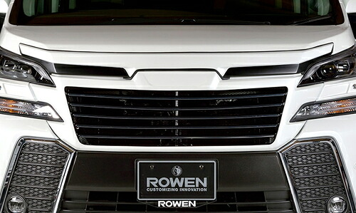 【エントリーでポイント10倍】ROWEN JAPAN PREMIUM フロントグリル フェイス2(FRP) 素地 トヨタ ヴェルファイア Z MC前 AGH30W/AGH35W/GGH30W/GGH35W/AYH30W用 (1T018C10)【エアロ】【自動車パーツ】 ロェン ジャパンプレミアム