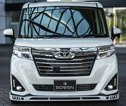 【エントリーでポイント10倍】ROWEN JAPAN PREMIUM フロントスポイラー(FRP) 塗り分け塗装済み トヨタ ルーミー カスタム M900A/M910A用 (1T032A00##)【エアロ】【自動車パーツ】 ロェン ジャパンプレミアム
