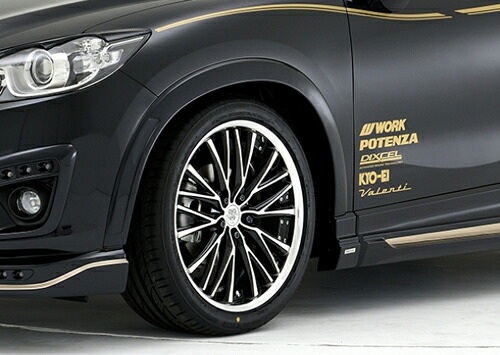 【エントリーでポイント10倍】ROWEN フロントオーバーフェンダー(FRP) 塗り分け塗装済み マツダ CX-5 KEEFW/KE5FW/KE5AW/KE2FW/KE2AW用 (1Z001F00##)【エアロ】【自動車パーツ】ロェン