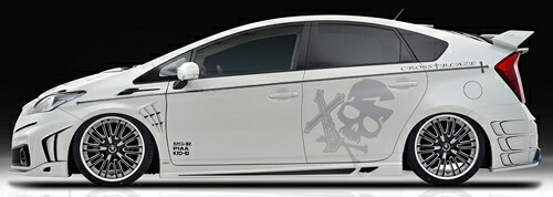 【エントリーでポイント10倍】ROWEN CROSS BLAZE サイドステップ ver.2(FRP) 素地 トヨタ プリウス 後期 ZVW30用 (1T008J00)【エアロ】【自動車パーツ】 ロェン クロスブレイズ 64,057円