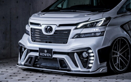 ROWEN フロントバンパー 素地 トヨタ ヴェルファイア Z MC前 AGH30W/AGH35W/GGH30W/GGH35W/AYH30W用 (2T018A00)【エアロ】【自動車パーツ】ロェン｜矢東アウトレットショップ 156,136円
