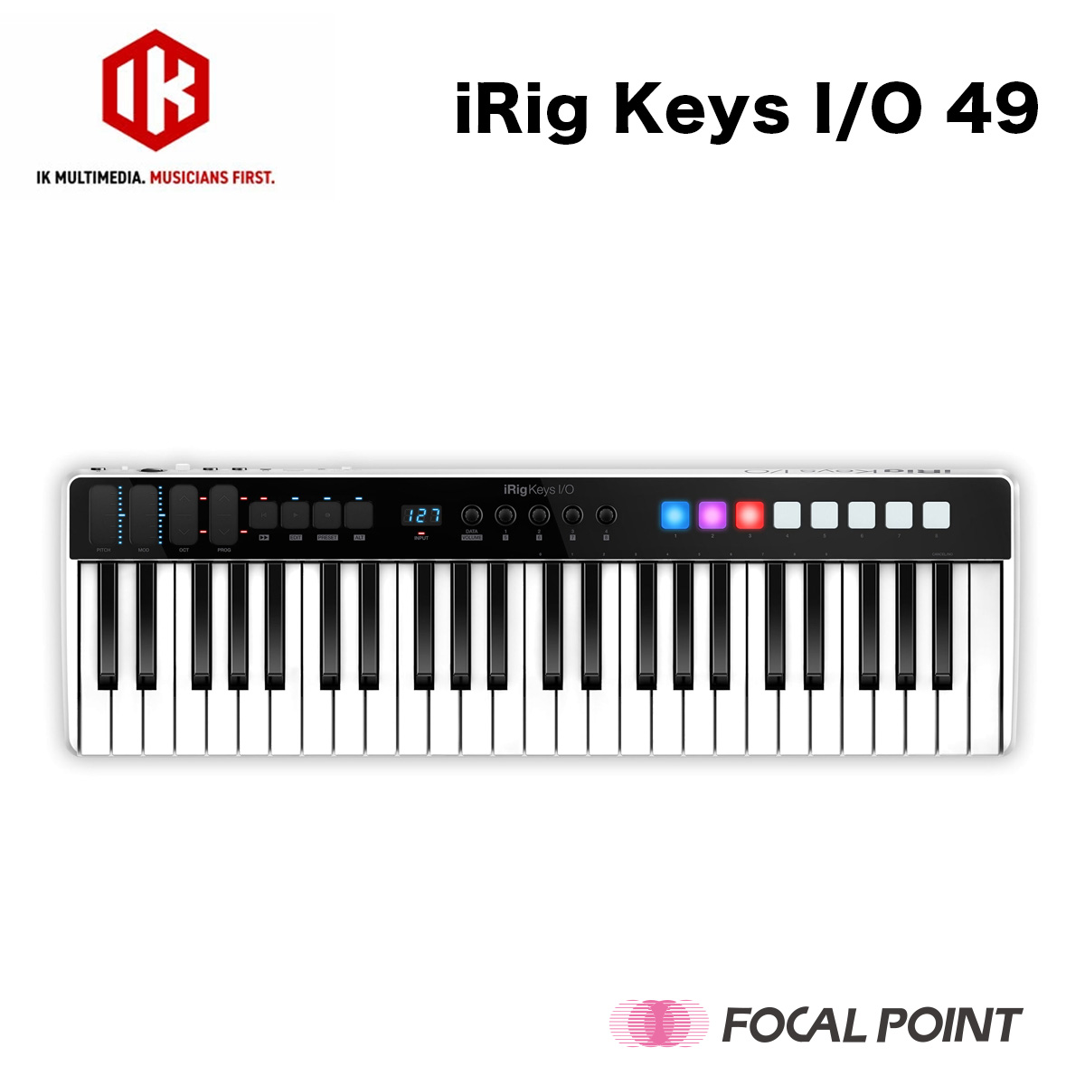 楽天市場】IK Multimedia / アイケーマルチメディアiRig Keys I/O 25鍵