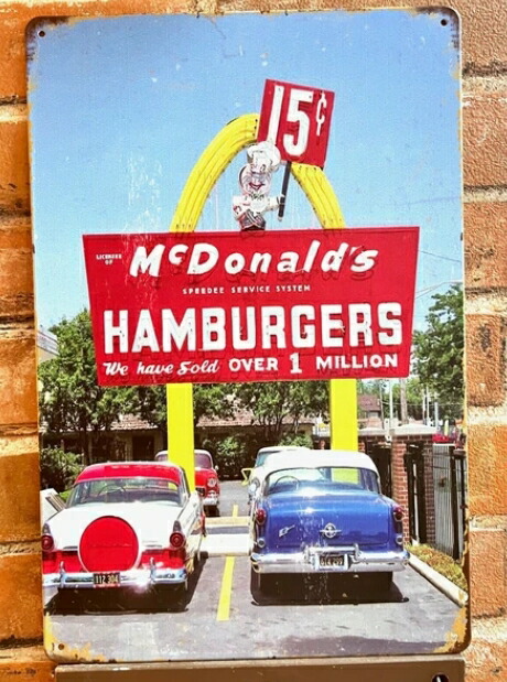 楽天市場】【McDonald's ヴィンテージ看板】マクドナルド Now Hiring