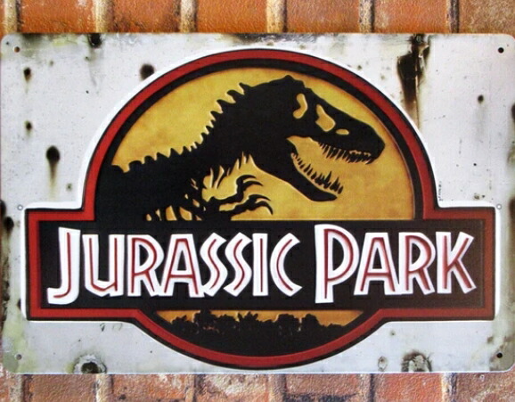 楽天市場】【 ジュラシック パーク 】 JURASSIC PARK Sign Plate