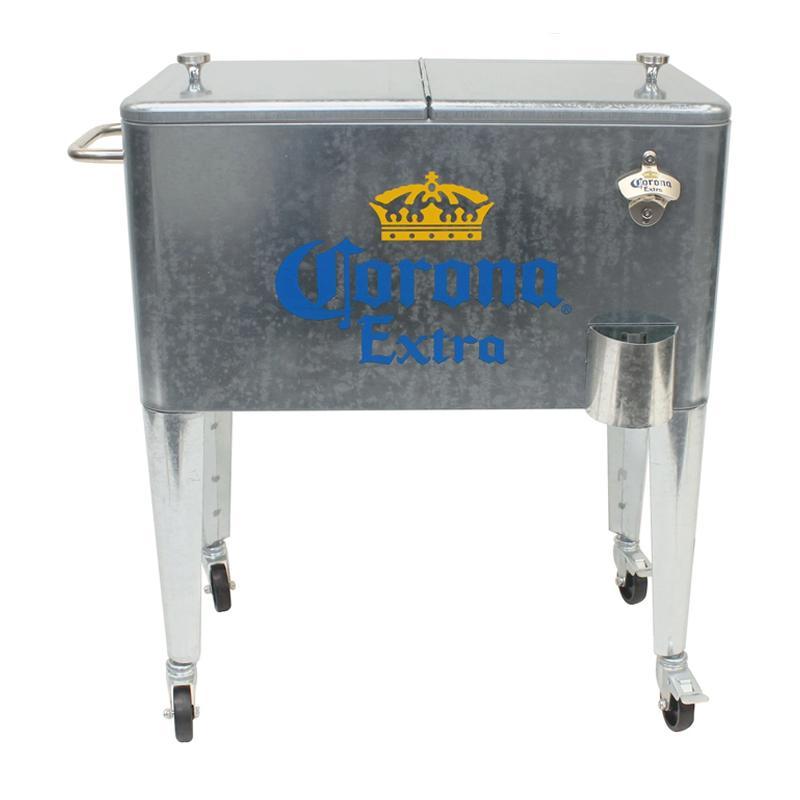 【 ガルバナイズドメタル 】 コロナ 麦酒 レトロ 冷房装置 60QT 静電容量約56L