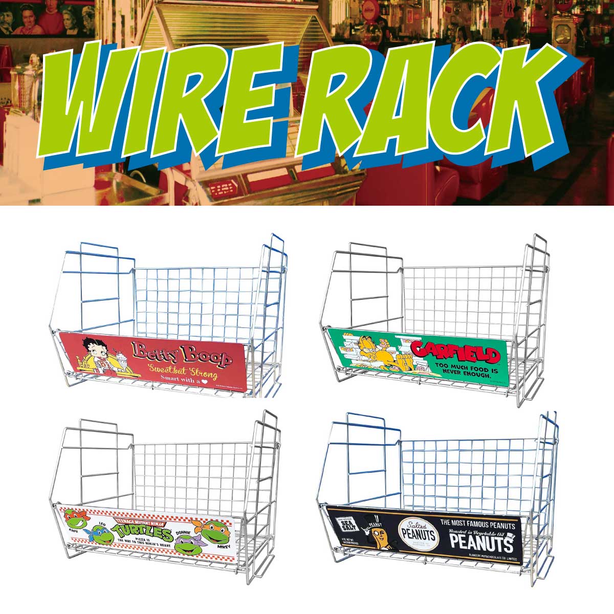 【楽天市場】【 ガーフィールド 】魅せる収納 WIRE RACK ワイヤーラック GARFIELD：OutSide Box Furniture