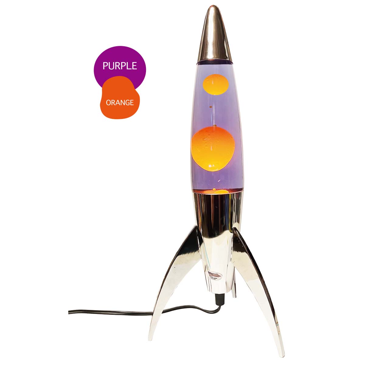 RETRO ROCKET LAVA LAMP  パープル×オレンジ　新品未使用 楽天市場】【 パープル/オレンジ 】 ROCKET LAVA LAMP