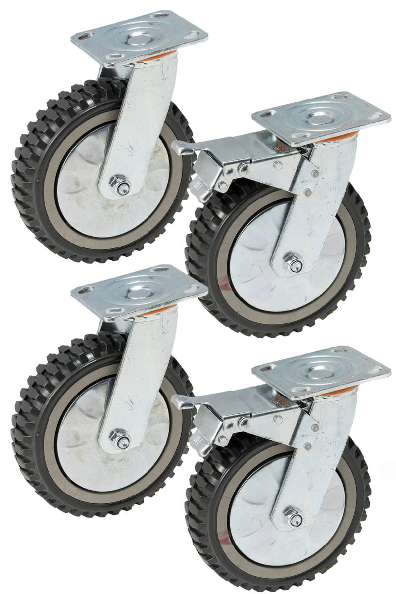 楽天市場】産業用キャスター 8インチ 直径Φ200mm 4個セット