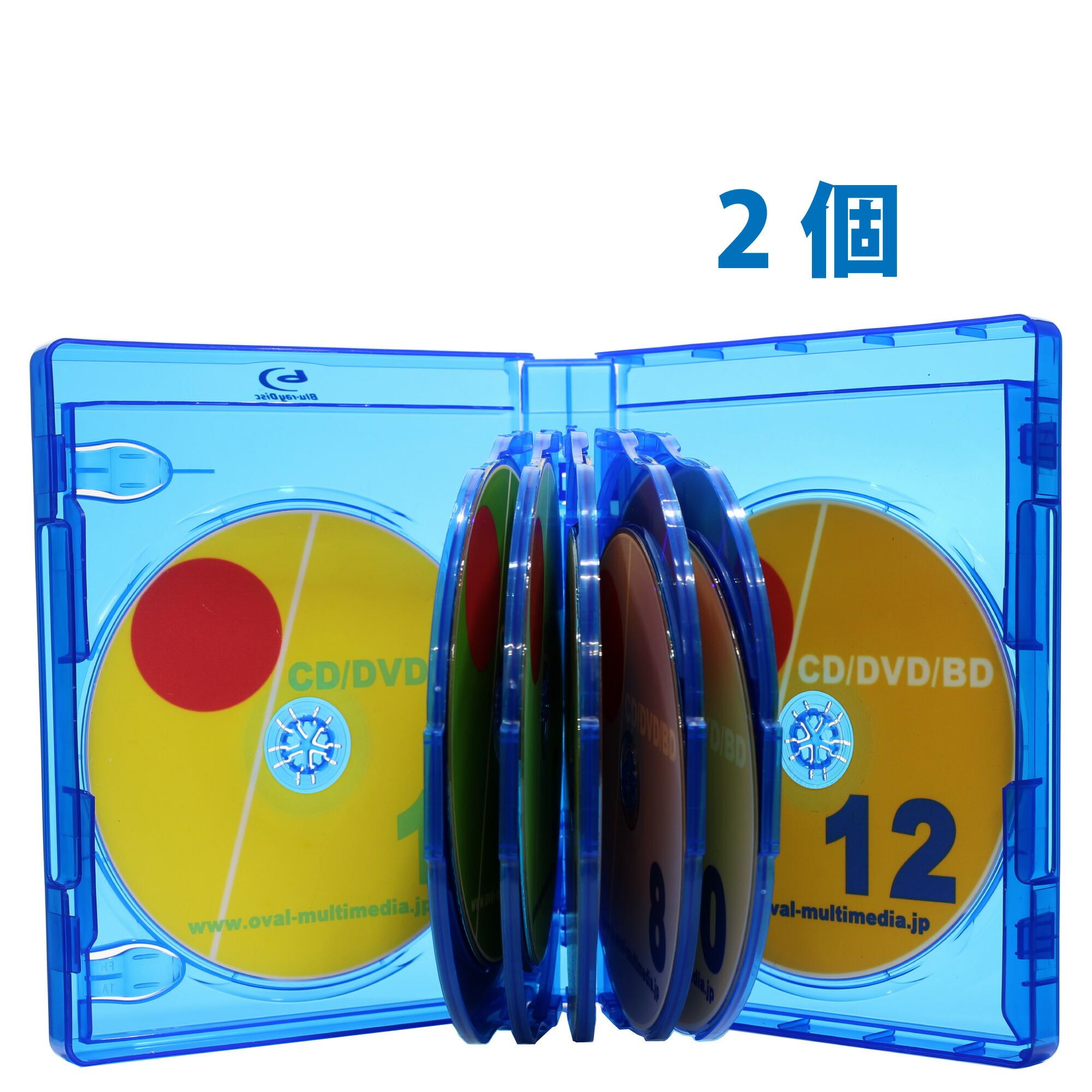 楽天市場】22mm厚に6枚のblu-rayディスクを収納 22mm厚6枚収納blu-ray