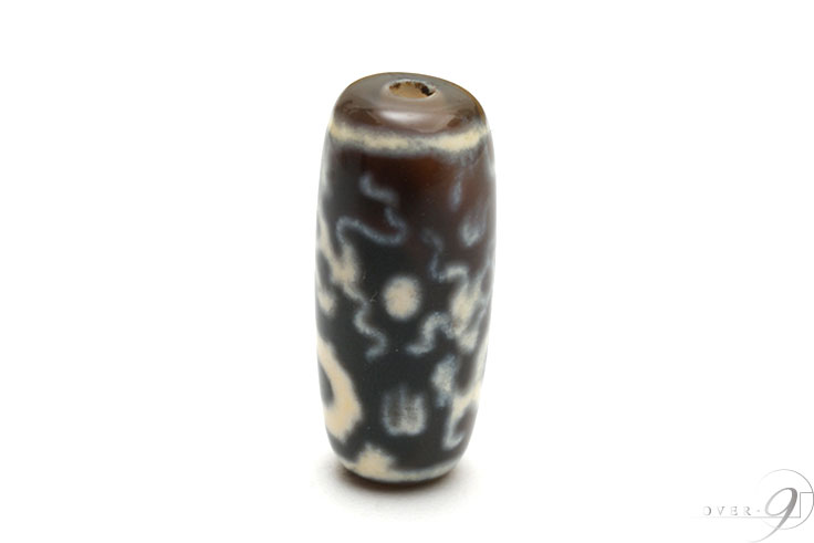 楽天市場】【老玉髄 白 白蛇天珠（2） 約20mm×10mm】【メール便