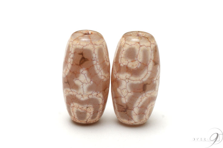 楽天市場】【老玉髄 赤 蓮花宝瓶天珠 約20mm×10mm】【メール便可