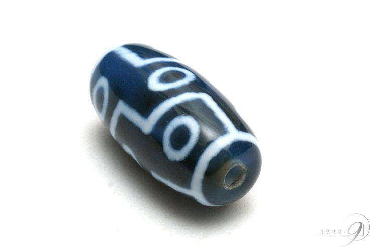 楽天市場】【現物限り一点物】緑 老玉髄 九眼天珠 約19mm×10mm 成功運