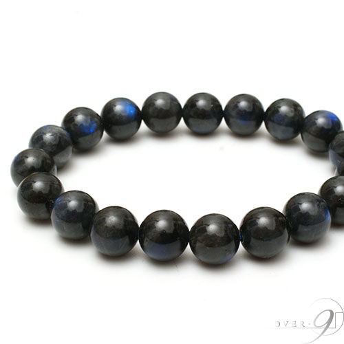 楽天市場】7.5mm 16.5cm 高品質 ブラック ラブラドライト