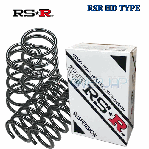 【1台分前後セット】 H040H RSR RSR HD ダウンサス ホンダ CR-X EF8 1989/9～1992/1 B16A 1600 NA FF